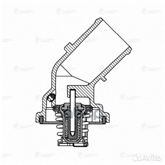 Термостат chevrolet cobalt (11) /daewoo gentra