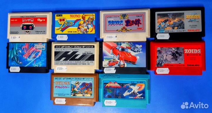 Картриджи Famicom Б/У в ассортименте