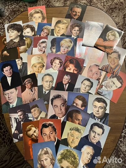 Коллекционные открытки с актерами СССР