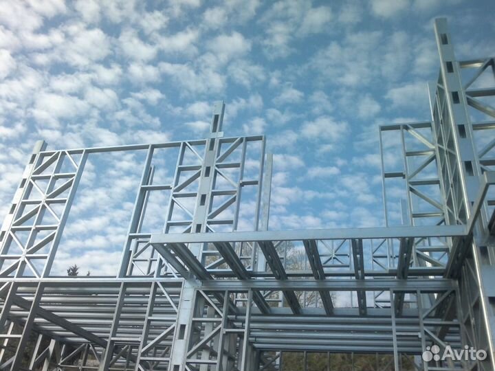 Каркасные здания из лстк