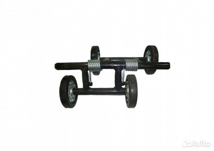 Тележка снегоход Буран (широкий резиновый каток) в