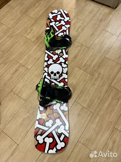 Сноуборд с креплением