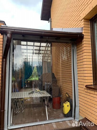 Мягкие окна рулонные, раздвижные для террасы, кафе