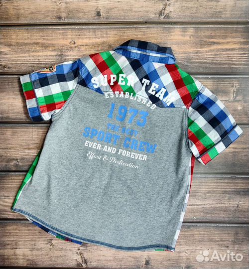 Рубашка для мальчика Tom tailor-116-122, Sela-4-5