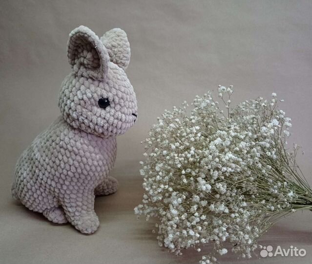 Кролик/заяц/Вязанная игрушка амигуруми