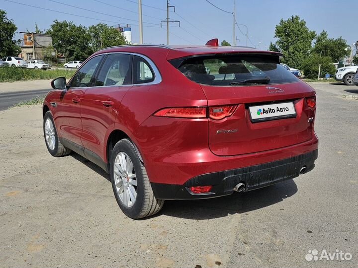 Jaguar F-Pace 2.0 AT, 2018, 58 700 км