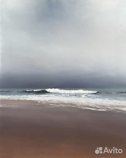 Картина маслом море, морской пейзаж 50 х 40 см