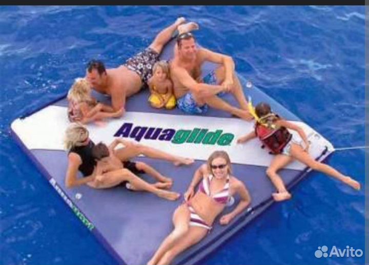 Надувной матрас плот