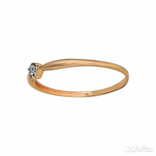 Кольцо Золото с бриллиантом
