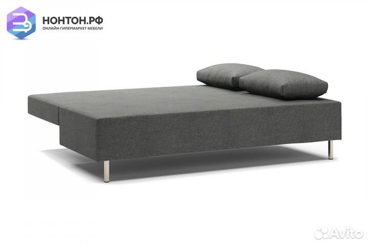 Диван еврокнижка Нео светло-серый