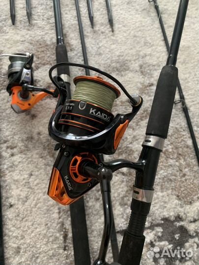 Фидерное удилище в сборе