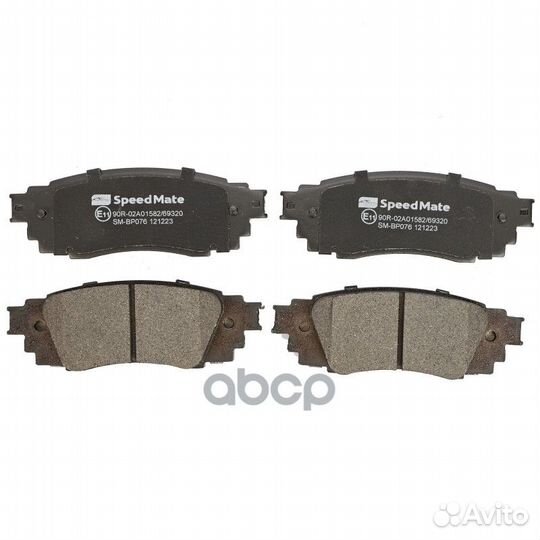 Колодки зад.toyota CH-R,Camry /lexus ES,RX smbp076