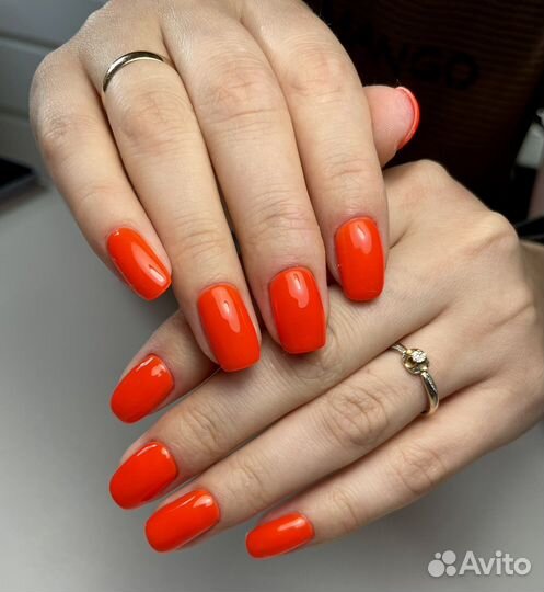 Маникюр с покрытием, наращивание