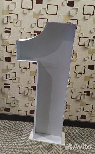 Каркас цифры 1, для фото зоны