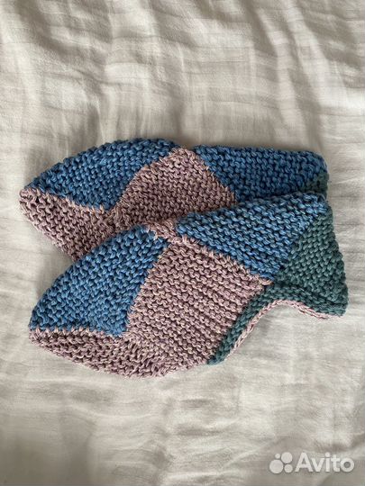 Варежки вязанные вещи носки