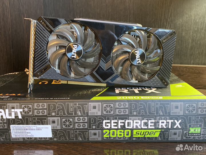 Видеокарта Palit GeForce RTX 2060 super Dual