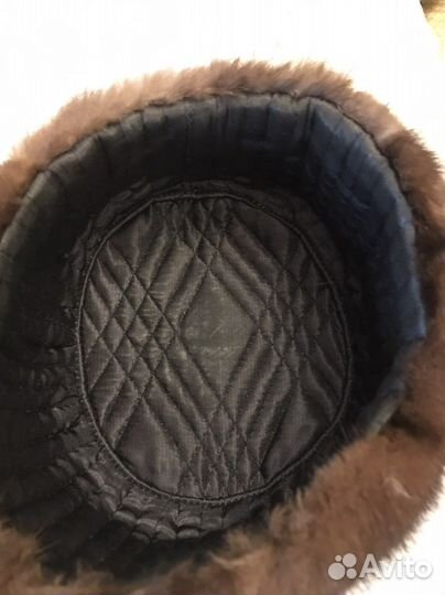 Шапка норковая б/у