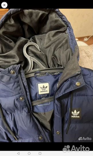 Пуховик мужской adidas