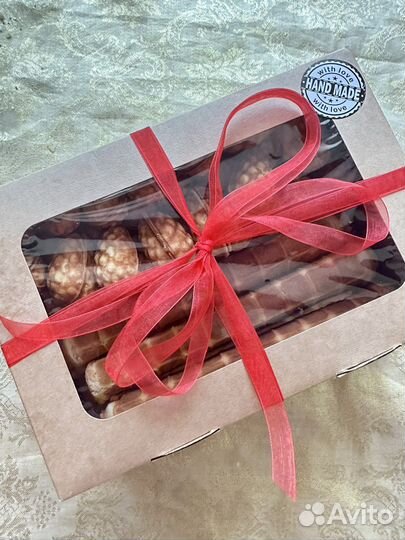 Орешки со сгущёнкой и вафельные трубочки