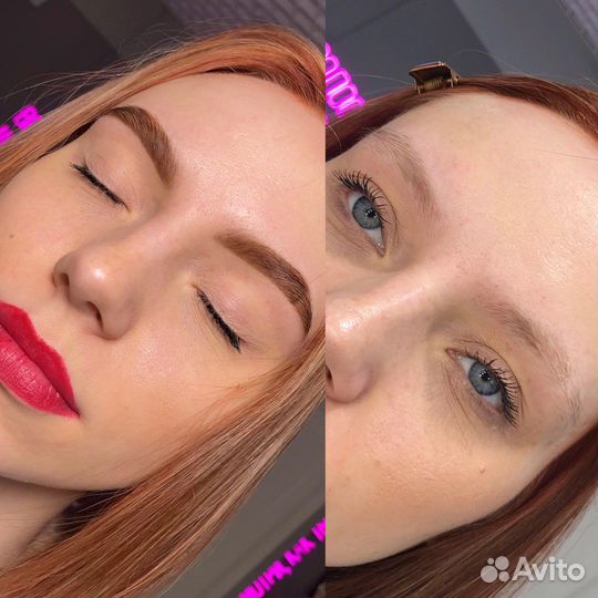 Оформление бровей, ламинирование, брови