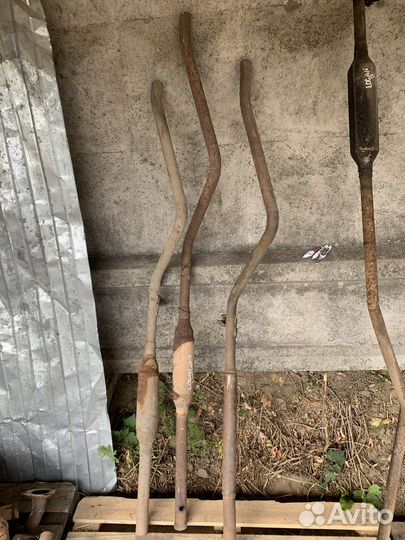 Приемная труба резонатор Logan 1-2 Логан выхлоп