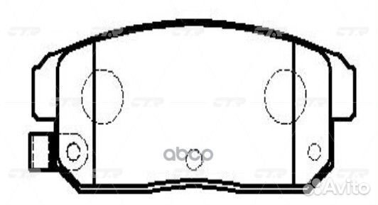 GK-0734 колодки дисковые зад Mazda RX-8 2.6i 0