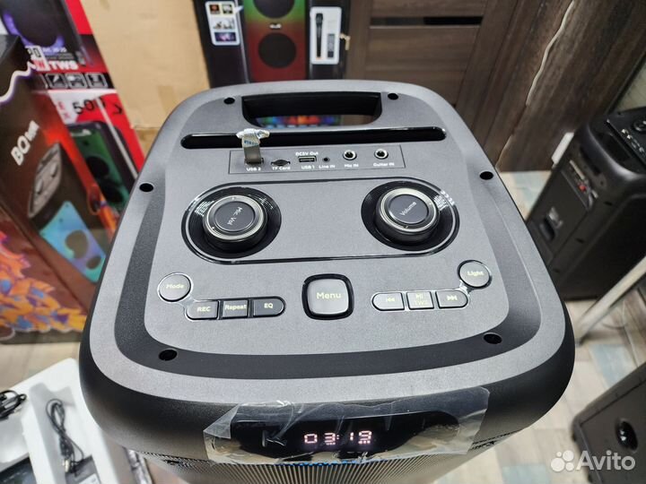 Колонка портативная BQ 3003 караоке 80Ватт