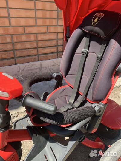 Детский велосипед с родительской ручкой