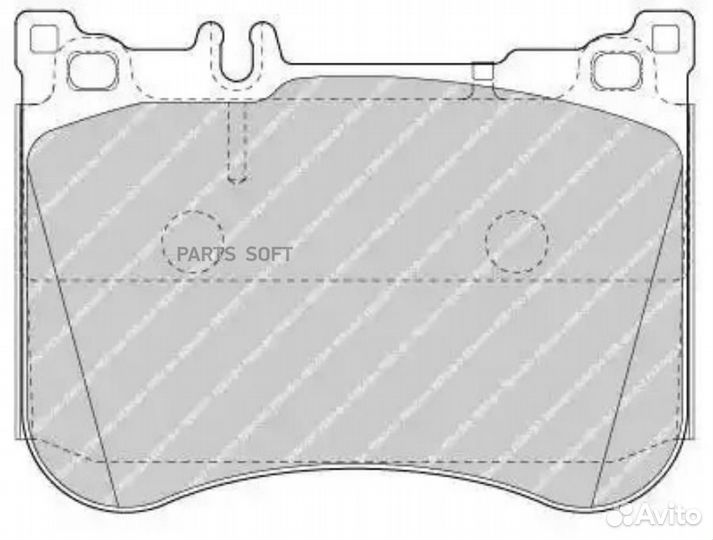 Ferodo FDB4800 Колодки mercedes S-class W222, V222