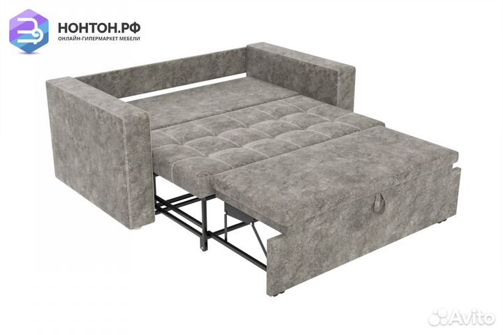 Диван еврокнижка Смарт серый