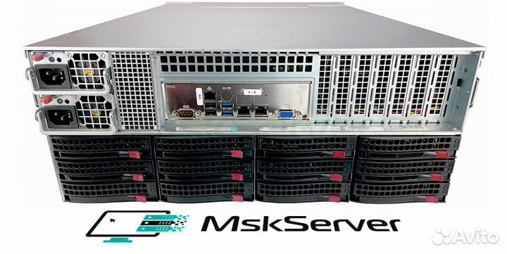 Сервер Supermicro 6049P-E1CR36L 2xGold 6130 16Gb