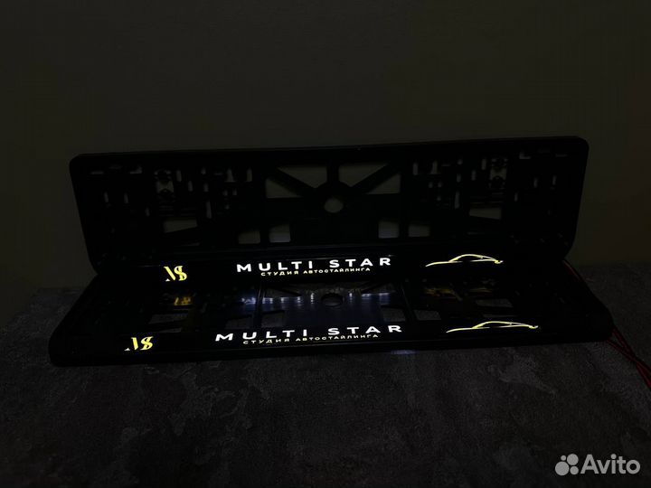 Номерная рамка с вашим логотипом