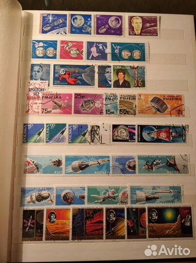 Почтовые марки космос