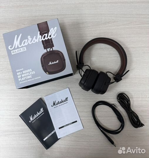 Marshall major iv brown оригинал