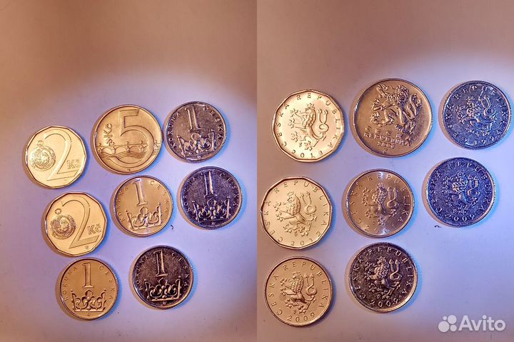 Монеты современные, из обращ. - Албании и др стран