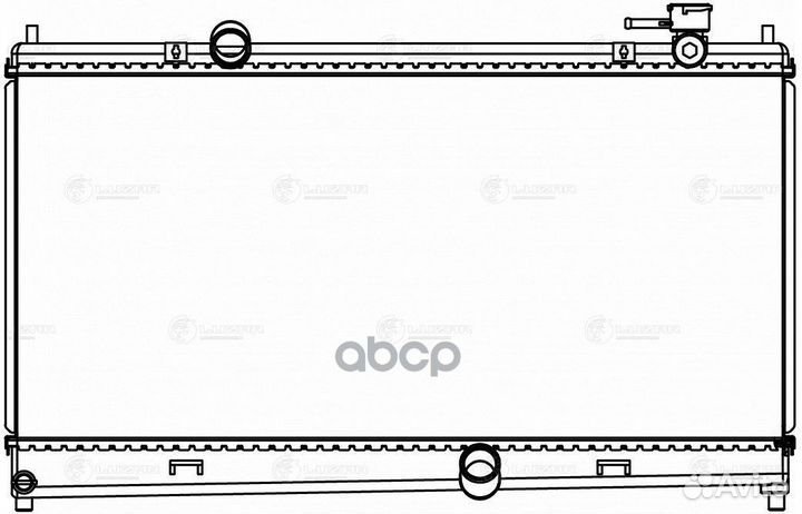 LRC 3019 радиатор системы охлаждения Lifan Sol