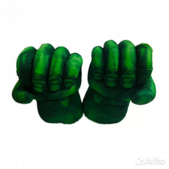 Новые кулаки Халка мягкие /перчатки Халка