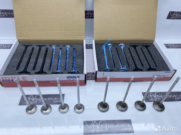 Комплект новых клапанов VW VAG EA211 1.4 TSI CHP