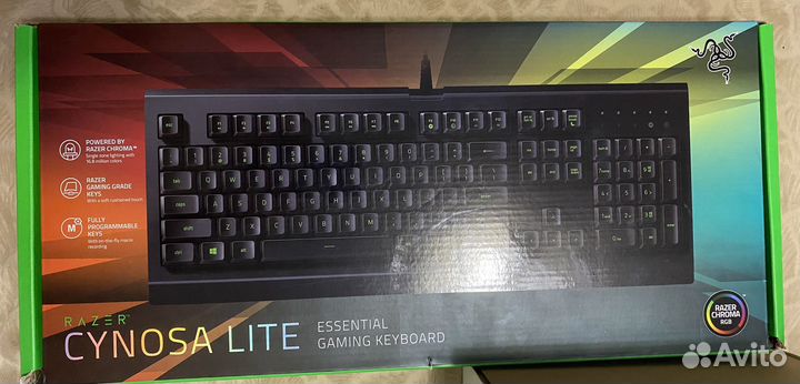 Игровая клавиатура Razer Cynosa Lite (новая)