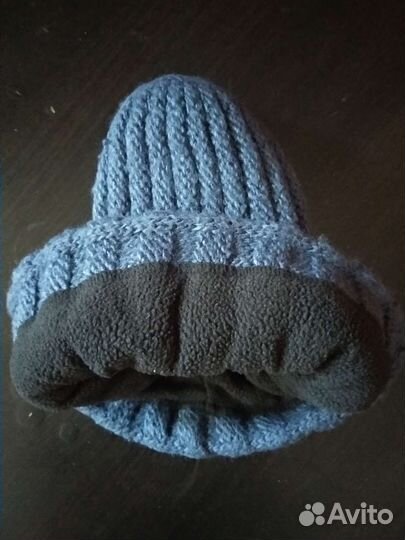 Шапка зимняя шерсть флис