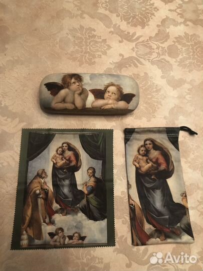 Набор жесткий + мягкий очечник и салфетка Германия