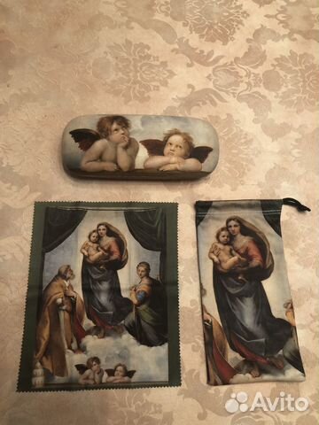 Набор жесткий + мягкий очечник и салфетка Германия