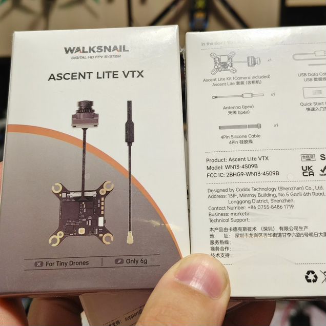 Caddx walksnail ascent lite vtx видеопередатчик