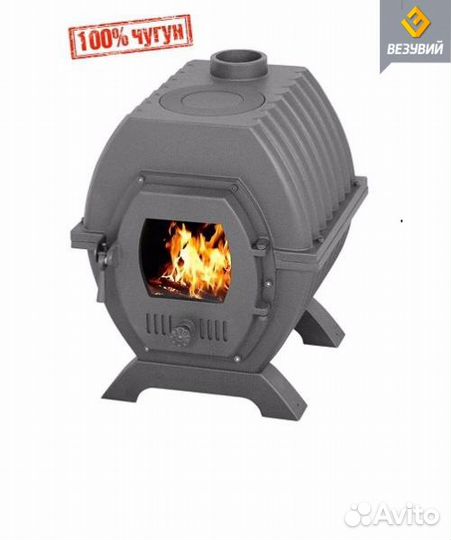 Печь отопительная чугунная Везувий