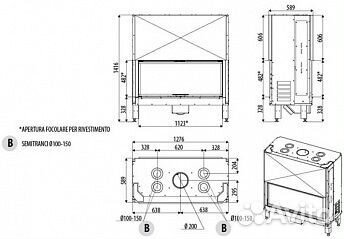 Каминная топка MCZ Plasma 115