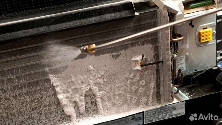 Чистка сплит систем, ремонт, заправка