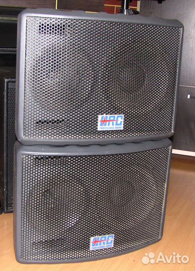 Колонки Orgacoustic 600-1200W 2шт Pro 10
