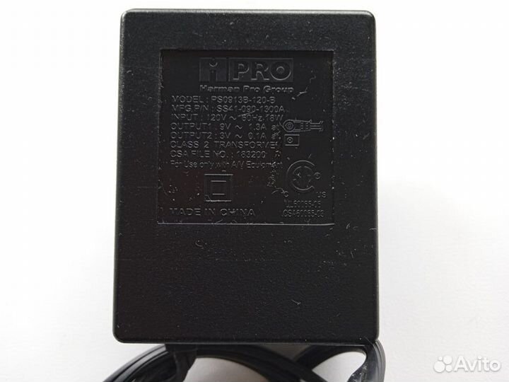 Блок питания гитарного процессора Digitech RP 110v