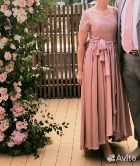 Вечернее платье 46 раз. Босоножки в подарок
