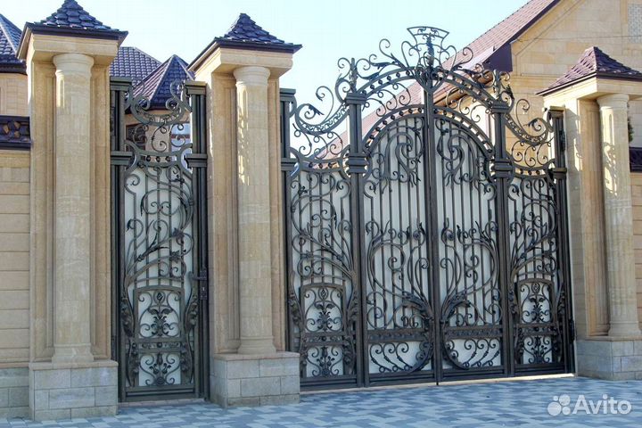 Кованные ворота